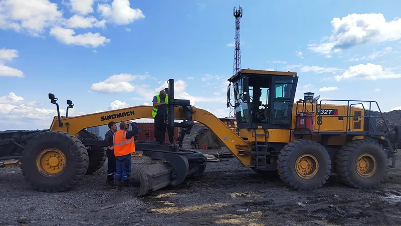 Niveladoras de alta potência utilizadas em projetos de mineração na CEI