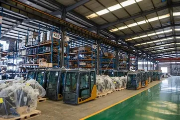 Área de armazenamento da cabine