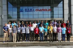 Sessões de treinamento para clientes de vários países