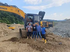 Serviços de reparo no local no exterior