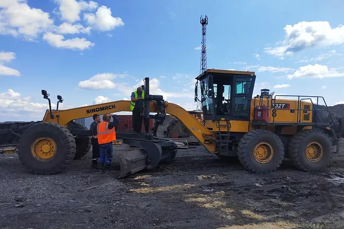 Niveladoras de alta potência utilizadas em projetos de mineração na CEI