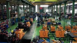 Oficina de escavadeiras