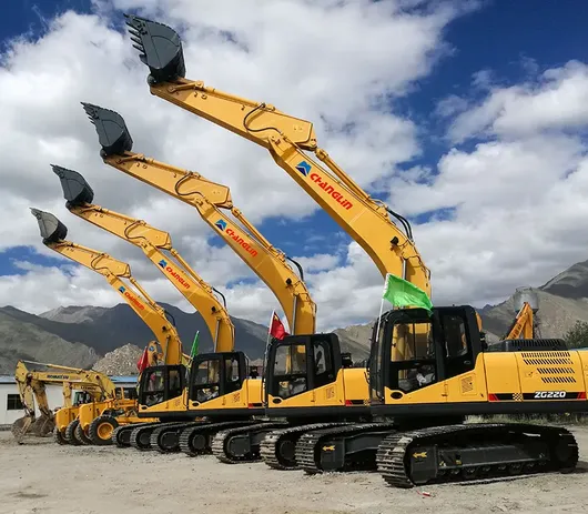 Escavadeira de esteiras ZG220