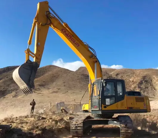 Escavadeira de esteiras ZG250