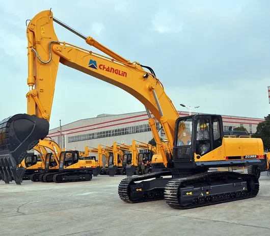 Escavadeira de esteiras ZG385