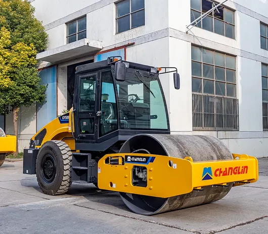 Rolo compactador vibratório de tambor único GYS08J