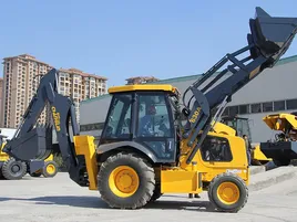 Carregador otimizado com articulação de oito barras de rotação positiva