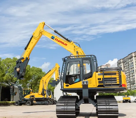 Escavadeira com garra florestal ZG135CF